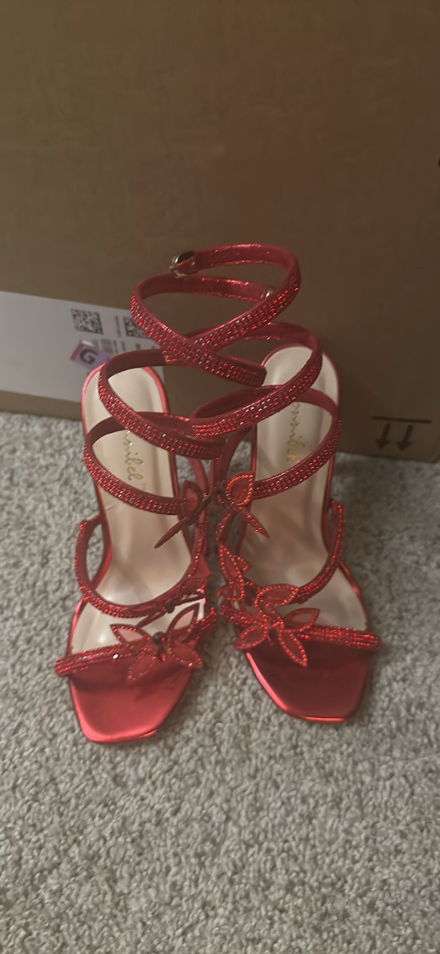 Butterfly Heels With Prom Dress