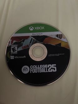 Xbox  Series X EA College football 2025 for sale or trade for Xbox series x games