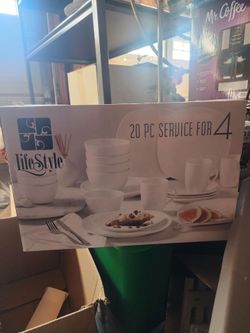 LifeStyle 20-Piece Dinnerware Set (Service