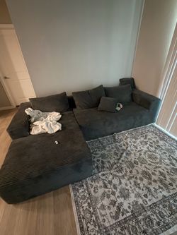 Black Boneless couch