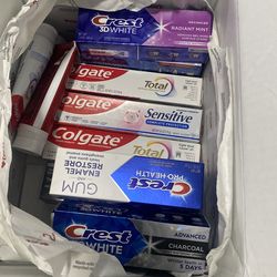 Box of tooth paste