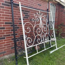King Size Wrought  Iron Canopy Bed