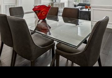 Glass Dining Table (table only)