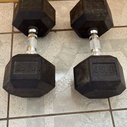 Dumbbells 35 lbs