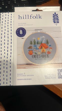 Hillfolk Outsider Cross Stitch Kit