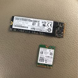 Sandisk Ssd X300 M.2 2280 256GB Opal & Intel Model 8260ngw Pc Laptop Computer Drives 