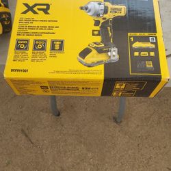 DEWALT
Was $329.00
 20V MAX XR Lithium-lon
Cordless Brushless 1/2 in.
Impact Wrench with Hog Ring
Anvil with 4 Ah Battery