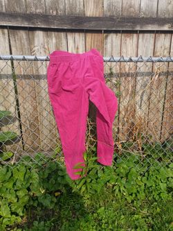 Basic edition, elastic waist women's corduroy pants M