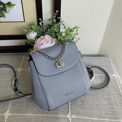 Coach Convertible Mini Leather Backpack