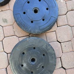 Barbell Weights - 2x 25lbs