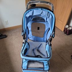 Light Blue Pet Stroller