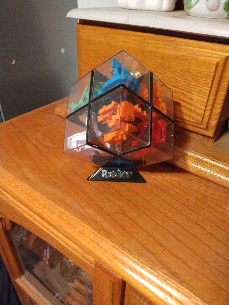 Rubik’s Perplexus Puzzle Maze Ball Skill Game Cube