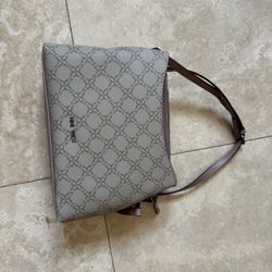 Gray And Pink Bag 