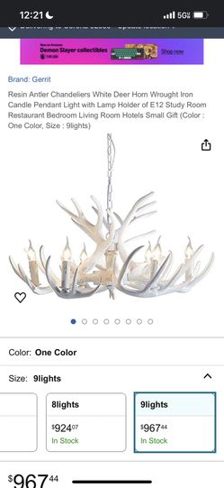 Antler Chandelier