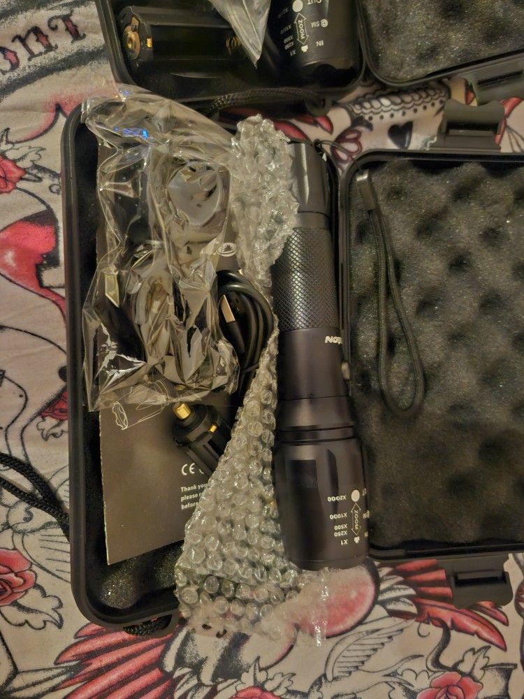 New! Rechargeable Flashlight