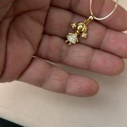 14k gold plated necklace