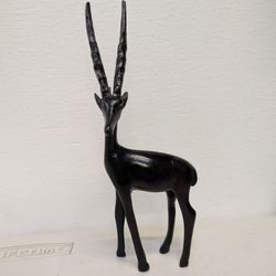 Hand Carved Antelope Figurine 