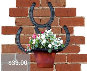 Horseshoe Planters Holder