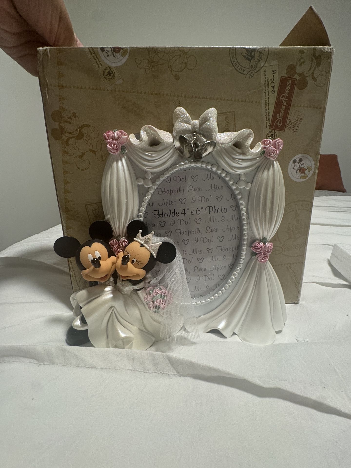 Disney Mickey & Minnie Wedding Picture Frame - New in Box