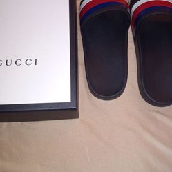 Authentic Gucci Mens Slids