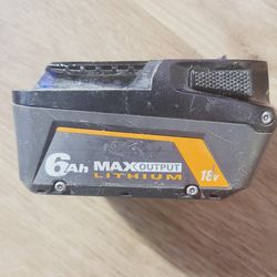 Ridgid 18v lithium maxoutput 6ah battery