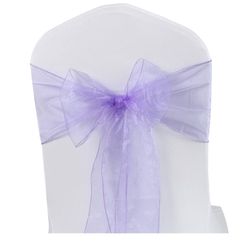 Light Purple Chair Bows 
