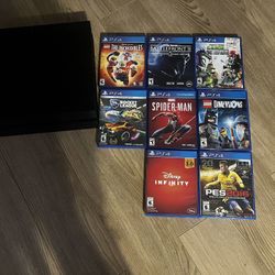 Ps4 Amazing Condition , comes With 8 Game+2 Controllers!
