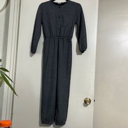 Zara girls long sleeve knit jumpsuit Size 13/14