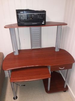 Office desk and 3 in 1 bworkforce printer 