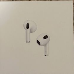 AirPods (3rd Generation) Wireless Earbuds with Lightning Charging Case.