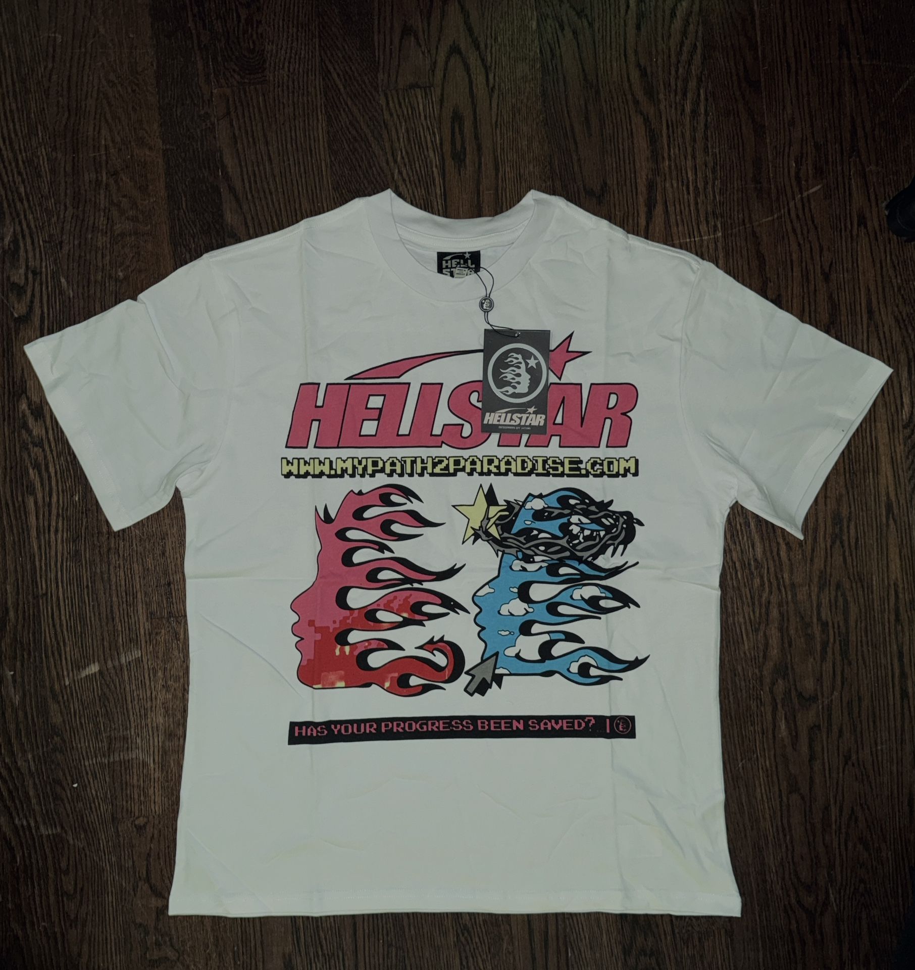 HELLSTAR Pixel T Shirt,All Products : American Fashion Style Bags On Sale