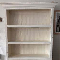 Pottery Barn White Bookshelf