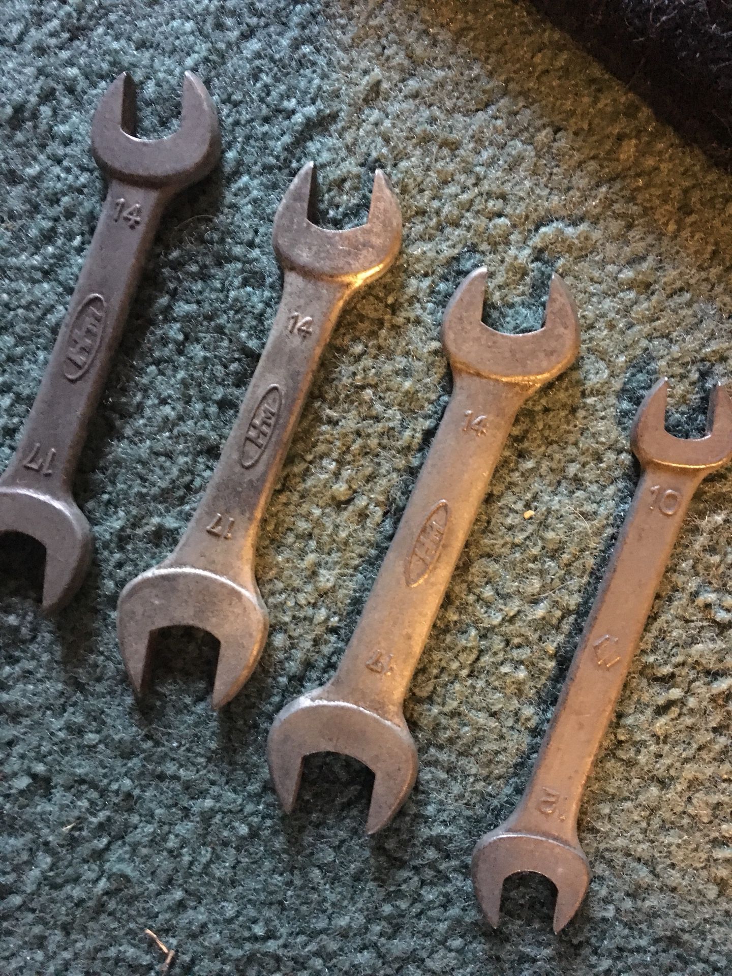 Vintage Honda and Suzuki motorcycle wrenches