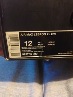 Air Max Lebron X Low