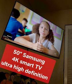 Samsung Smart TV 50 INCH. Crystal  4K