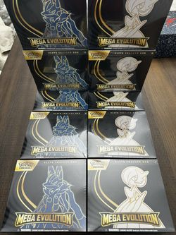 Pokemon TCG Mega Evolution Elite Trainer Box ETB Lucario Gardevoir New Sealed