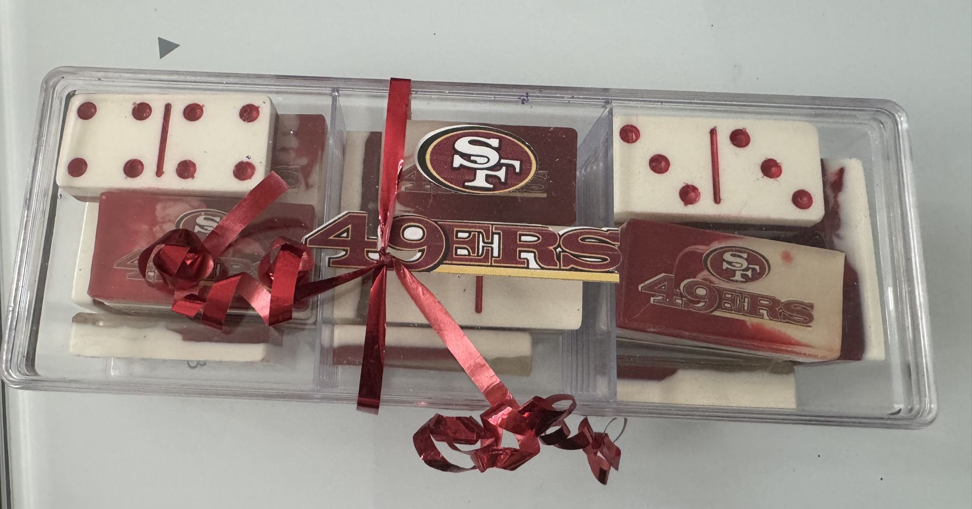 Custom Made 49ers dominoes