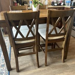 Counter Height Dining Table And Chairs For 4