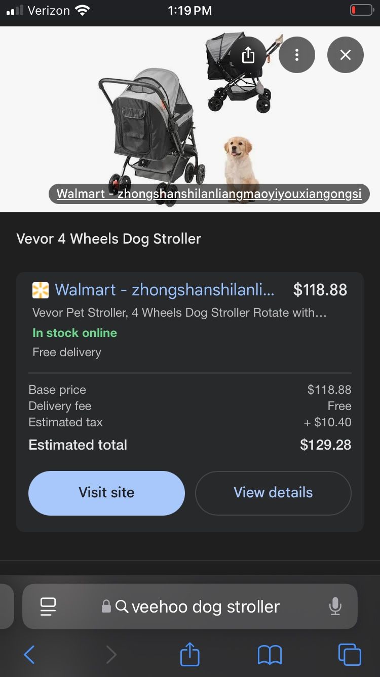 Dog stroller