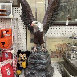 Eagle American Flag Holder Stand