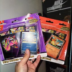 Pokemon ascended heroe tech sticker collection