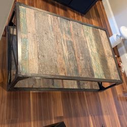 Rustic Reclaimed Wood Coffee Table