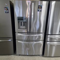 Whirlpool French Doors Refrigerator Stainless Steel Warranty Financing With Snap If You Qualify Reconditioned 
