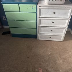 Blue And Green Dresser 