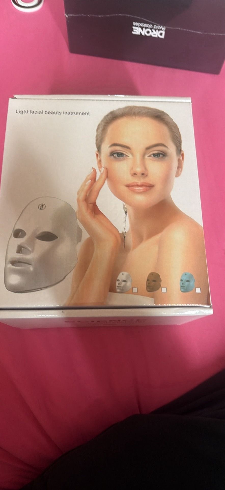 Skin led light therapy mask