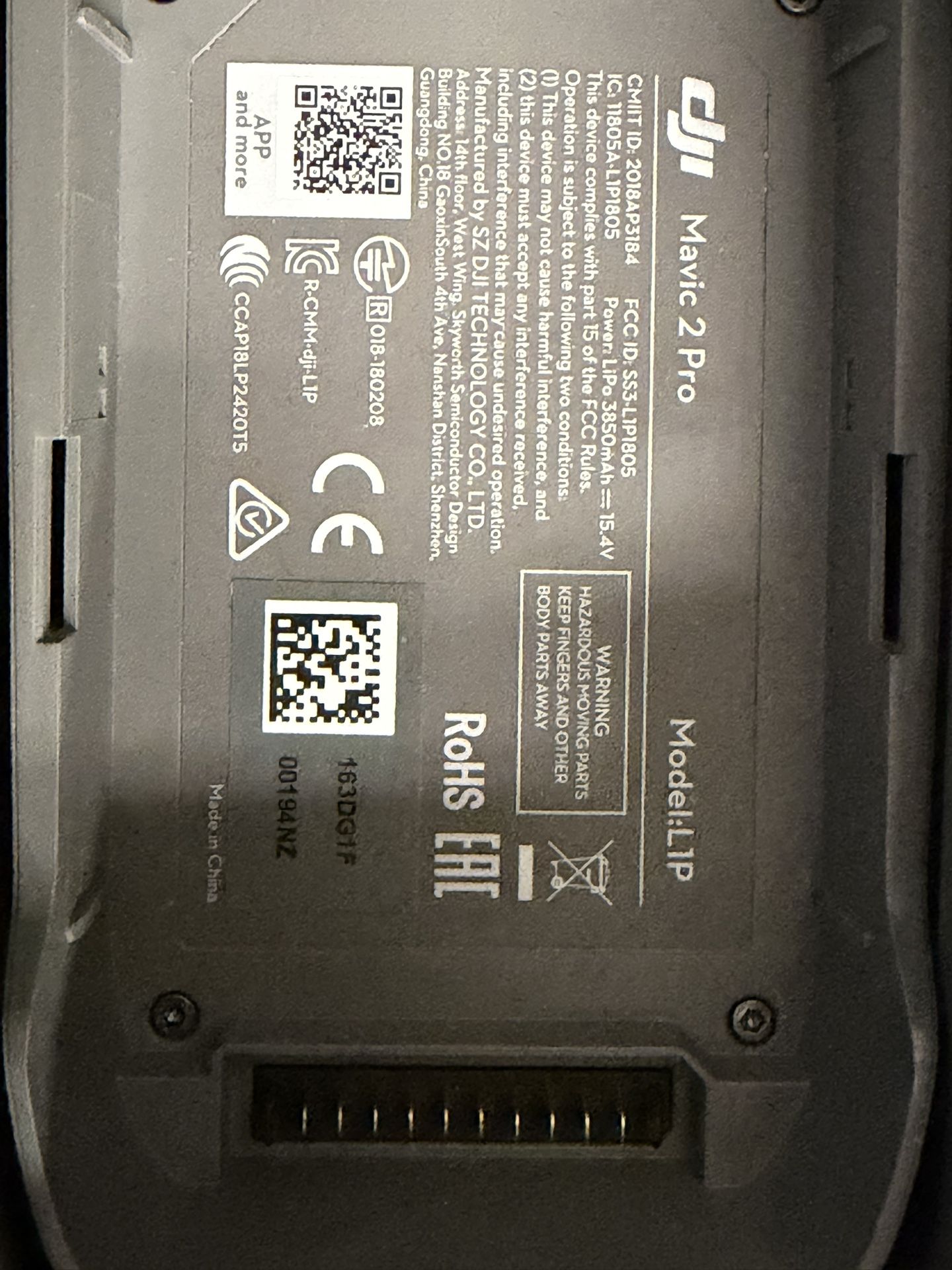 DJ Mavic 2 PRO drone 