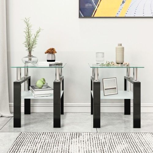 Modern End Table Set Of 2