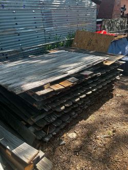 wooden fence