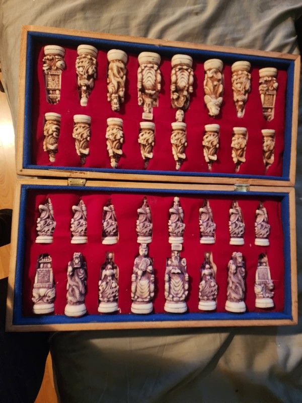Vintage chess set