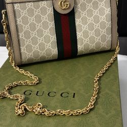 Gucci Ophidia GG Supreme Chain Bag – New  – Authentic